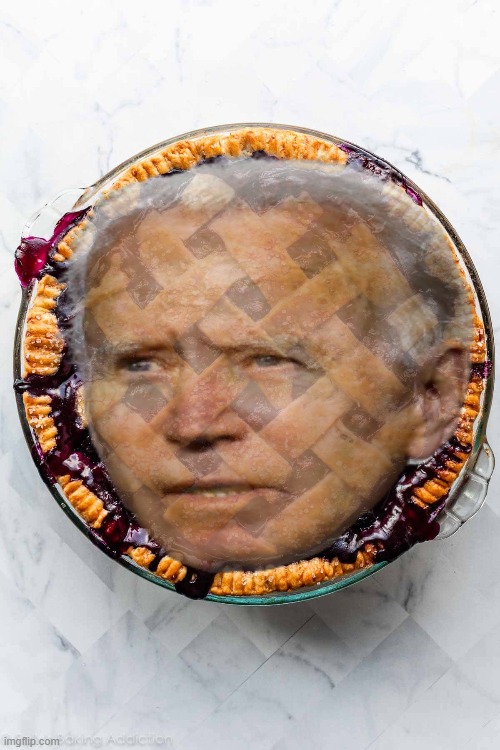 Joe Pieden | image tagged in joe biden pie | made w/ Imgflip meme maker