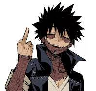 Dabi Flipping you off Blank Meme Template