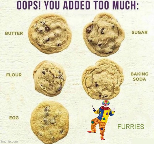 Oops, You Added Too Much | FURRIES | image tagged in oops you added too much,anti furry,memes | made w/ Imgflip meme maker