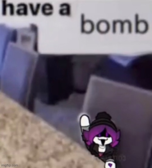 She is banned from all airports | image tagged in murder drones,uzi,bomb | made w/ Imgflip meme maker