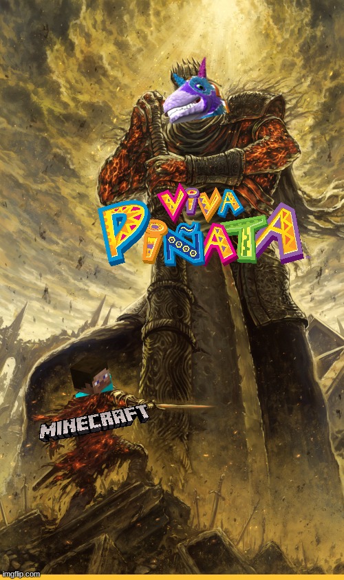 the day will come for viva pinata to make a big comeback | image tagged in fantasy painting,xbox,minecraft,viva pinata,big comeback,prediction | made w/ Imgflip meme maker