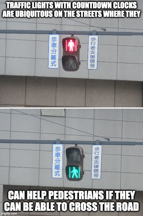 Pedestrian Traffic Light With Countdown Clock | TRAFFIC LIGHTS WITH COUNTDOWN CLOCKS ARE UBIQUITOUS ON THE STREETS WHERE THEY; CAN HELP PEDESTRIANS IF THEY CAN BE ABLE TO CROSS THE ROAD | image tagged in traffic light,memes | made w/ Imgflip meme maker