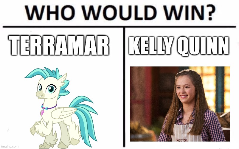 Hippogriff vs Magic chef | TERRAMAR; KELLY QUINN | image tagged in memes,who would win,just add magic,mlp fim | made w/ Imgflip meme maker