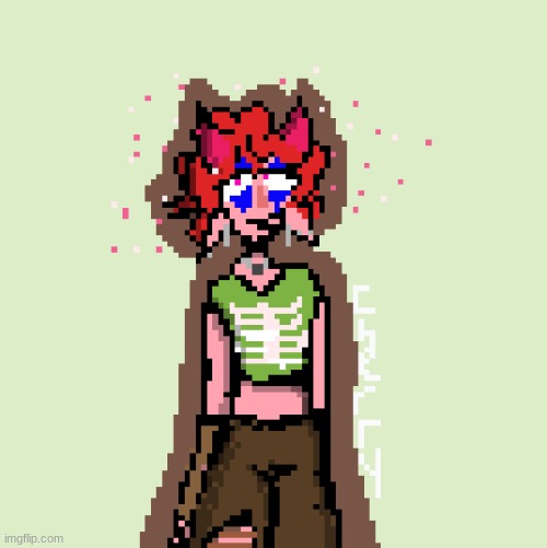 first time doing pixel art | image tagged in what,drawings | made w/ Imgflip meme maker