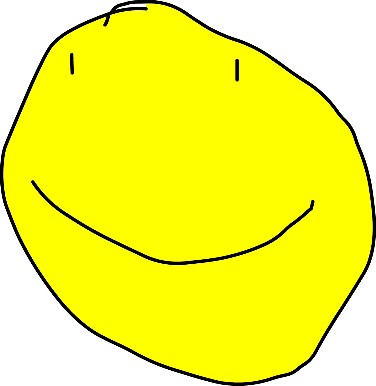 High Quality Yellow face Blank Meme Template
