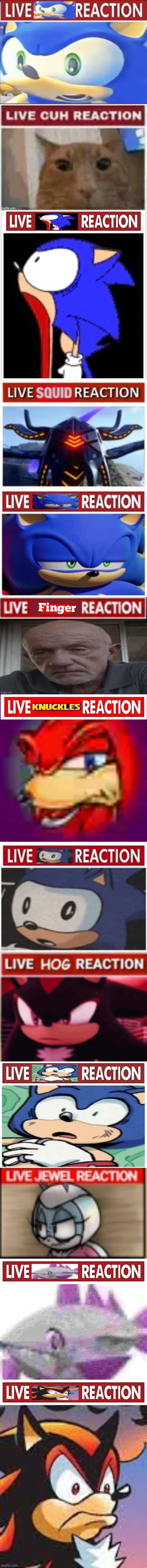 image tagged in live sonic reaction,live cuh reaction,live sonic gasp reaction,live squid reaction,live finger reaction | made w/ Imgflip meme maker
