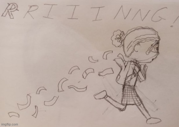 IF I have to suffer at school, so does Elena- | image tagged in shadow-girl | made w/ Imgflip meme maker