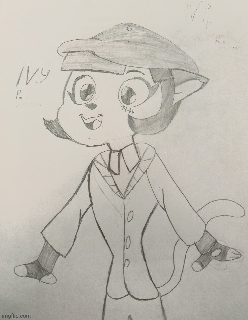 Today we have Ivy pepper from lackadaisy. Pretty cute. | image tagged in artwork,art,cartoon,anti furry,furry,cute | made w/ Imgflip meme maker