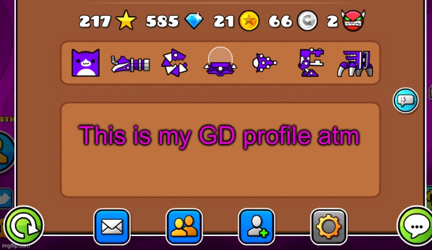 I’m a cat with a machine gun | This is my GD profile atm | made w/ Imgflip meme maker
