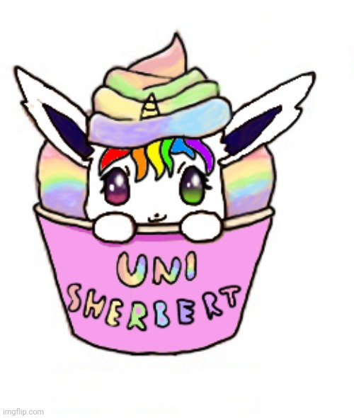 Og artist unknown, working on more for the entire ES. | image tagged in eevee,ice cream | made w/ Imgflip meme maker