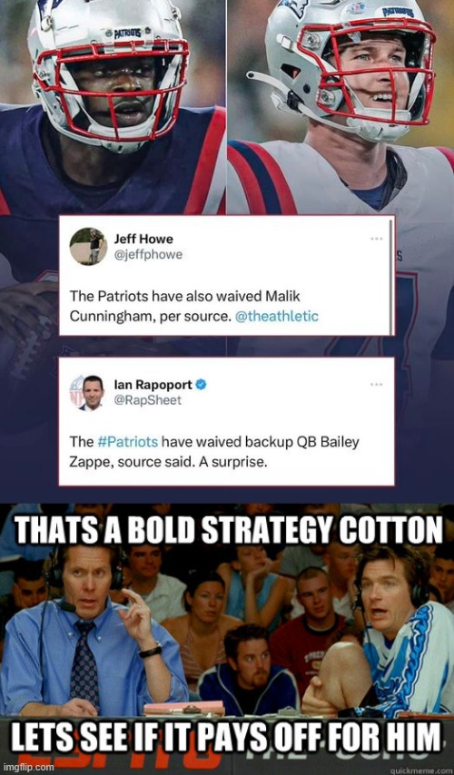 Only 1 QB huh? | image tagged in patriots | made w/ Imgflip meme maker