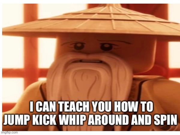 Master Wu’s teachings | image tagged in ninjago,ninja,fun,first meme,pov,bro | made w/ Imgflip meme maker