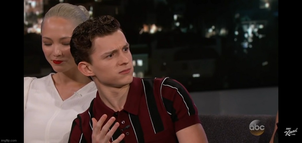 Tom Holland misunderstands | image tagged in tom holland misunderstands | made w/ Imgflip meme maker