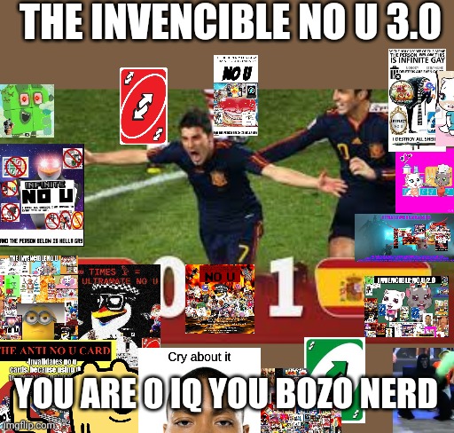 The invencible no u 3.0 Blank Meme Template