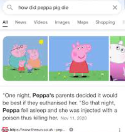 image tagged in peppa pig | made w/ Imgflip meme maker