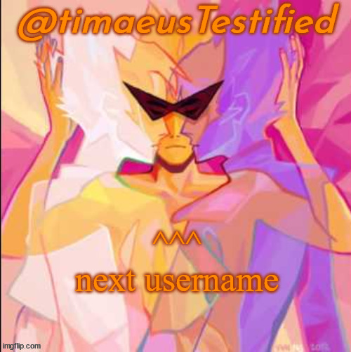 it's abstract art of the same guy it's not gay | ^^^
next username | image tagged in timaeustestified template | made w/ Imgflip meme maker