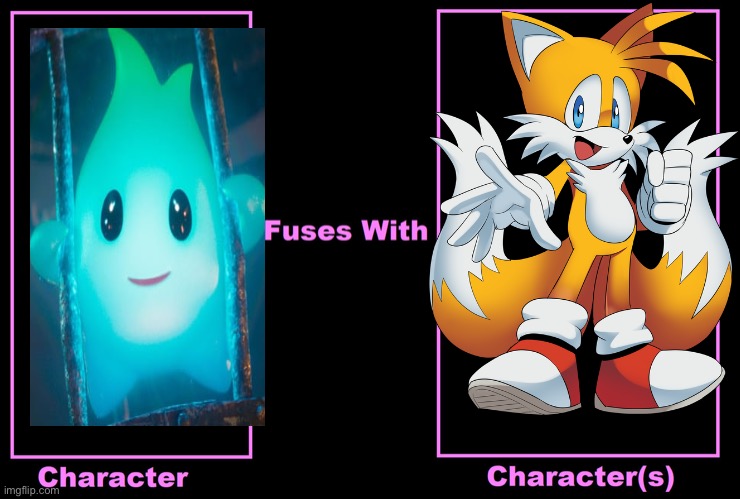 Lumalee Tails (Fusion) | image tagged in what if fuses | made w/ Imgflip meme maker