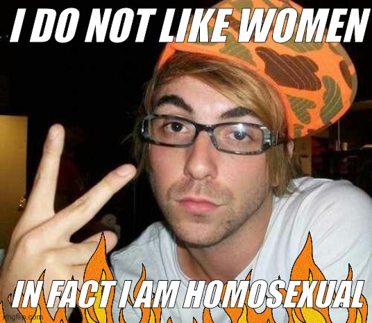it is true | I DO NOT LIKE WOMEN; IN FACT I AM HOMOSEXUAL | image tagged in alex gaskarth,gay rights,i'm gay,gay | made w/ Imgflip meme maker