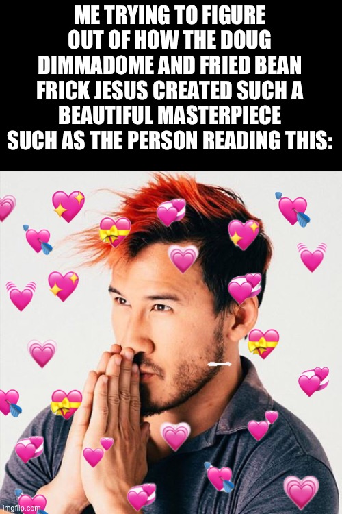 I just don’t get it…. How?? | ME TRYING TO FIGURE OUT OF HOW THE DOUG DIMMADOME AND FRIED BEAN FRICK JESUS CREATED SUCH A BEAUTIFUL MASTERPIECE SUCH AS THE PERSON READING THIS: | image tagged in wholesome,markiplier,thinking | made w/ Imgflip meme maker