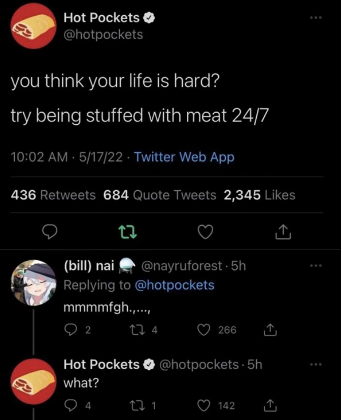 Hot pockets tweet Blank Meme Template