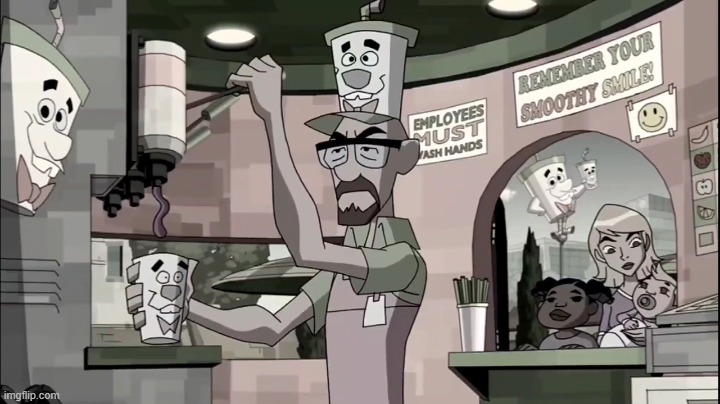 Don't tell me theres meth in that smoothie ☠️☠️☠️(and yes this is ben 10 omniverse) | made w/ Imgflip meme maker