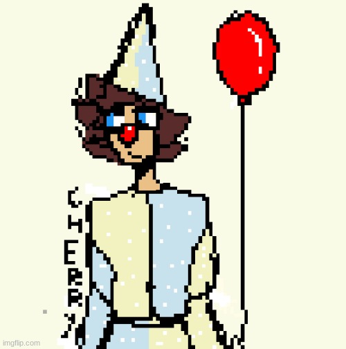 clown boy | image tagged in clowns,i love clowns,drawing | made w/ Imgflip meme maker