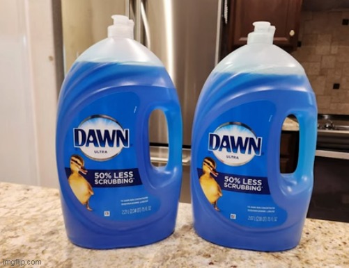 dawn shrinkflation | made w/ Imgflip meme maker