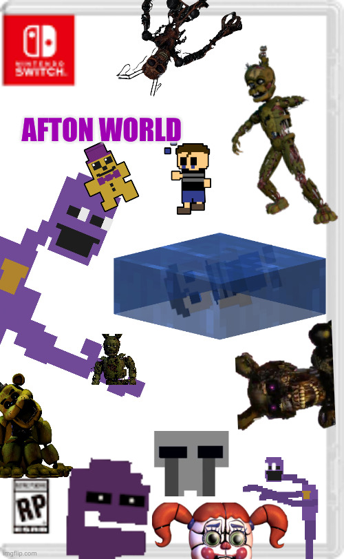 MICHAEL AFTON!? | AFTON WORLD | image tagged in william afton,nintendo,fnaf | made w/ Imgflip meme maker