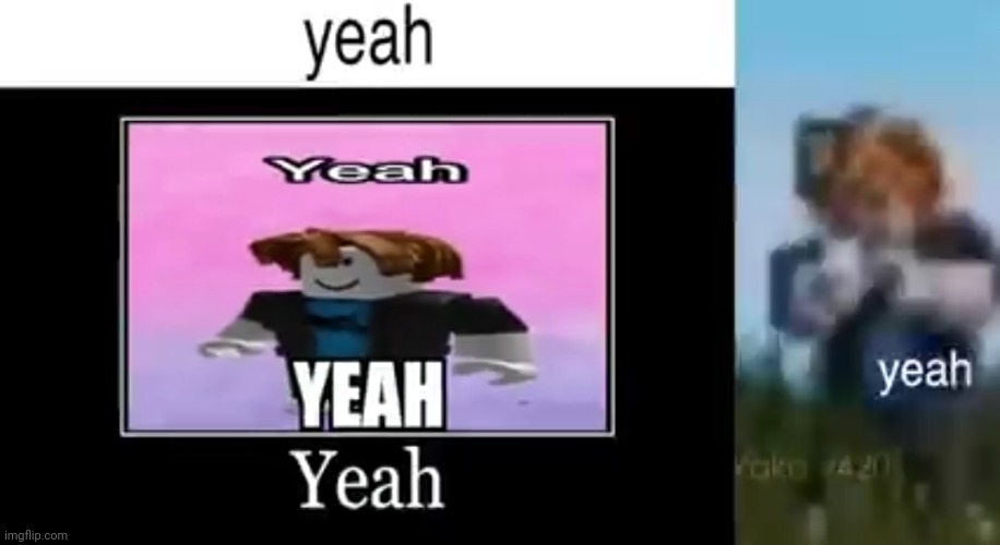 yeah | image tagged in funny,memes,roblox,yeah | made w/ Imgflip meme maker