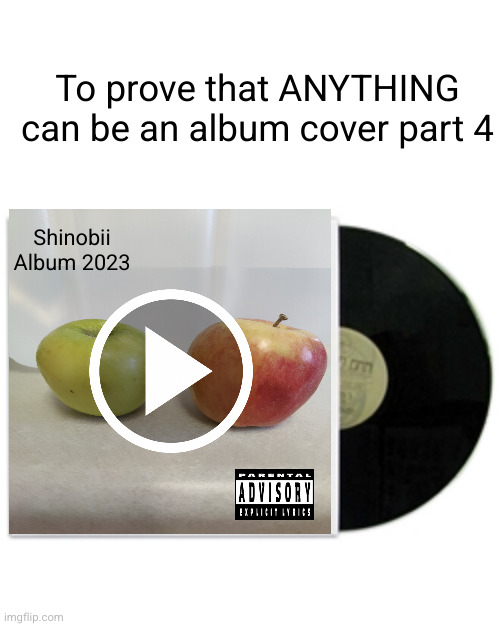 ANYTHING GOES FOR AN ALBUM COVER | To prove that ANYTHING can be an album cover part 4; Shinobii
Album 2023 | image tagged in album cover,album,music,funny,true,woah | made w/ Imgflip meme maker