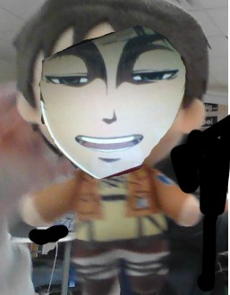 eren yeager plushy. Blank Meme Template