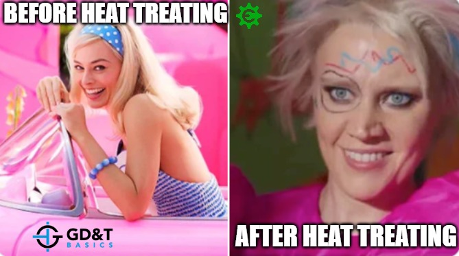 Before and After - Heat Treating | BEFORE HEAT TREATING; AFTER HEAT TREATING | image tagged in memes,manufacturing,production | made w/ Imgflip meme maker