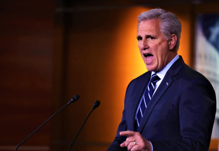 Kevin McCarthy accuses Biden Blank Meme Template