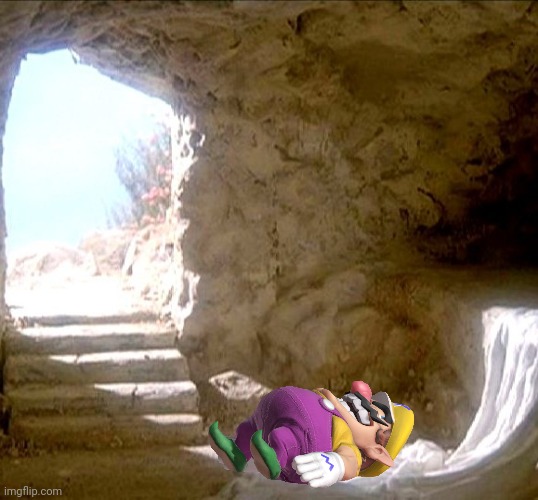 Finally | image tagged in resurrection day,wario | made w/ Imgflip meme maker
