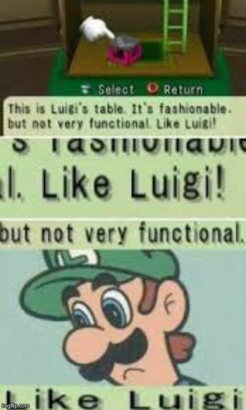 image tagged in luigi | made w/ Imgflip meme maker