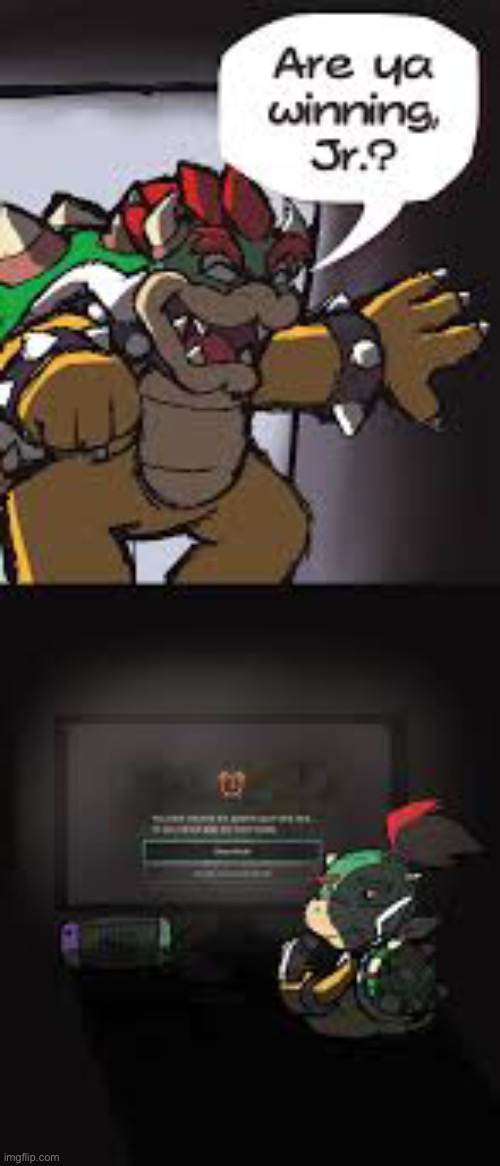(Not my art) | image tagged in bowser | made w/ Imgflip meme maker