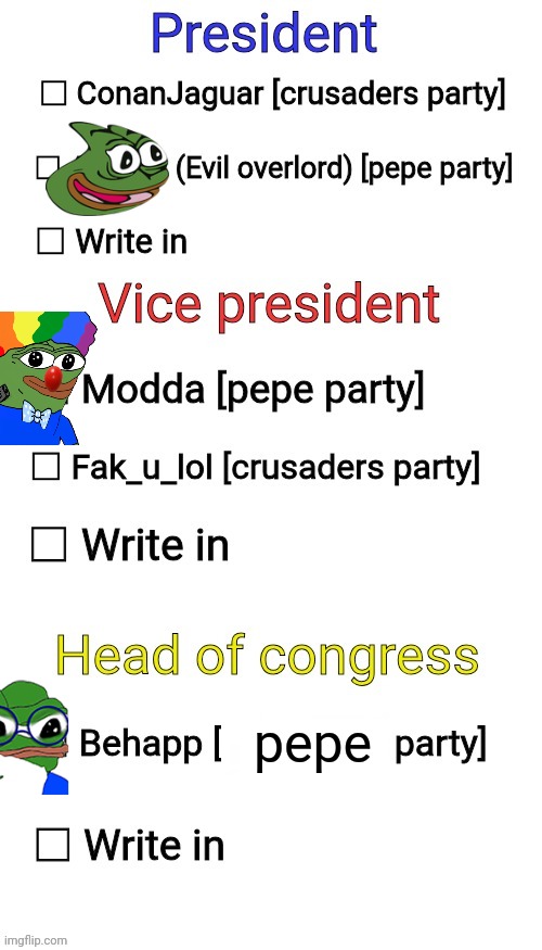 PEPE PARTY FOR THE WIN! | pepe | image tagged in pepe party | made w/ Imgflip meme maker