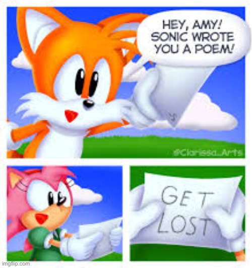 (Not my art) | image tagged in tails,sonic the hedgehog | made w/ Imgflip meme maker