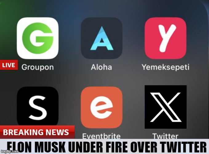 Elon Musk has cursed Twitter | ELON MUSK UNDER FIRE OVER TWITTER | image tagged in twitter,elon musk | made w/ Imgflip meme maker