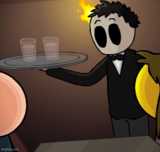 HE T WAITER ? | made w/ Imgflip meme maker