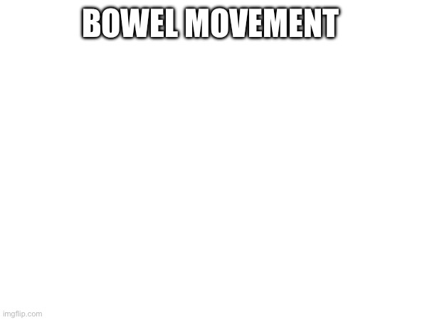 BOWEL MOVEMENT | made w/ Imgflip meme maker