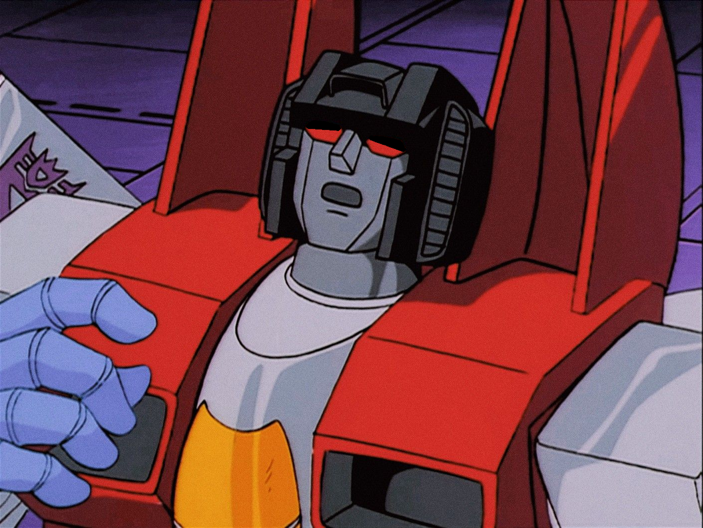 High Quality deeply concerned starscream Blank Meme Template