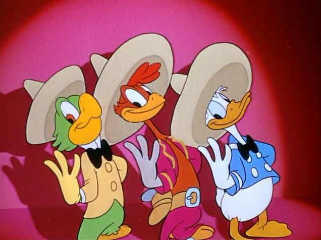 three caballeros Blank Meme Template