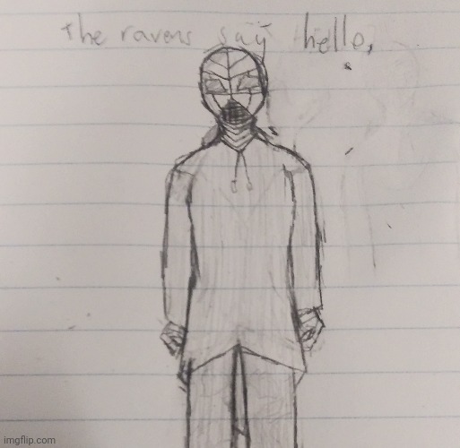 The Raven King (he's wearing a mask and gloves made from metal, and wearing a sort of raincoat, along with cameo pants, commonly | made w/ Imgflip meme maker