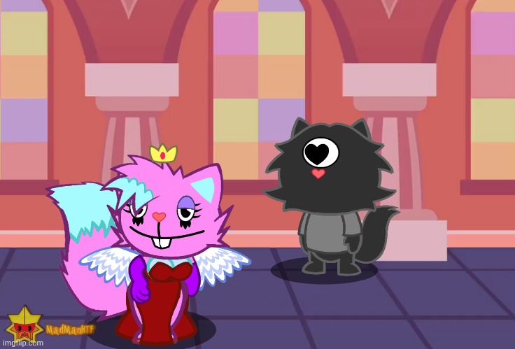 awooga awooga | image tagged in kitty and mewo art by madmanhtf | made w/ Imgflip meme maker