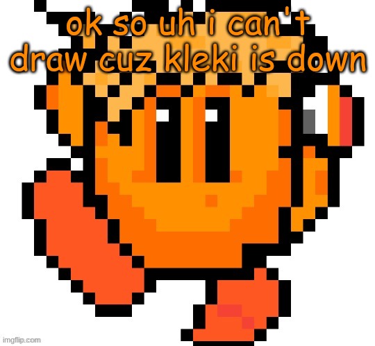 yosuke kirby | ok so uh i can't draw cuz kleki is down | image tagged in yosuke kirby | made w/ Imgflip meme maker