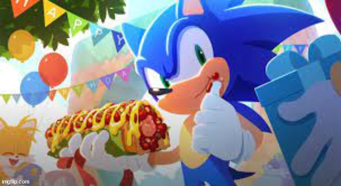 fun fact: theres an offical sonic recipe for chilidogs | made w/ Imgflip meme maker