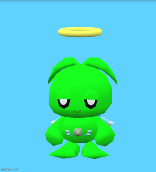 i tried to make inky into a chao :/ | made w/ Imgflip meme maker