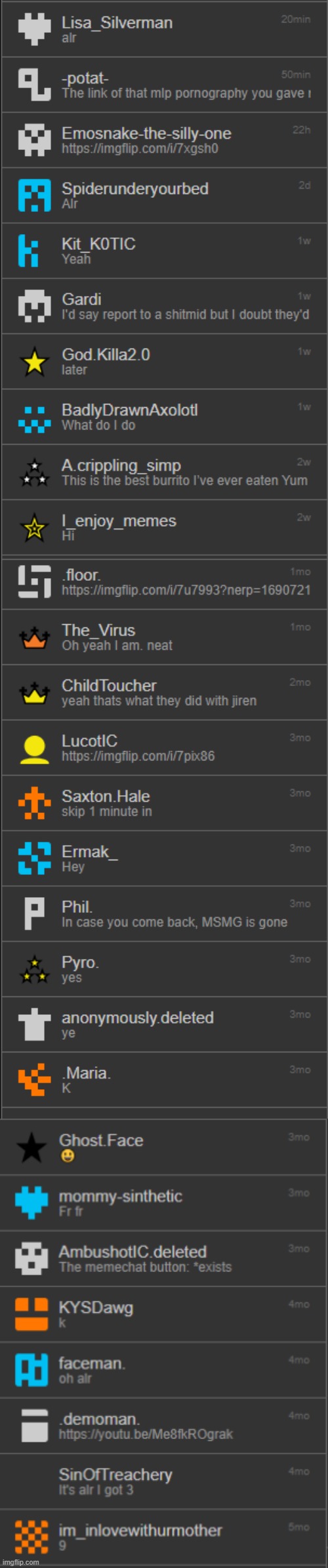 memechat reveal | made w/ Imgflip meme maker