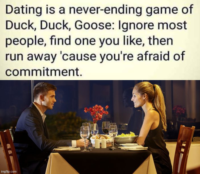 Dinner Date | image tagged in dinner date | made w/ Imgflip meme maker
